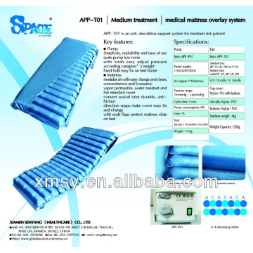 stage II middle risk care anti decubitus mattress with pump nylon /PVC CPR APP-T01